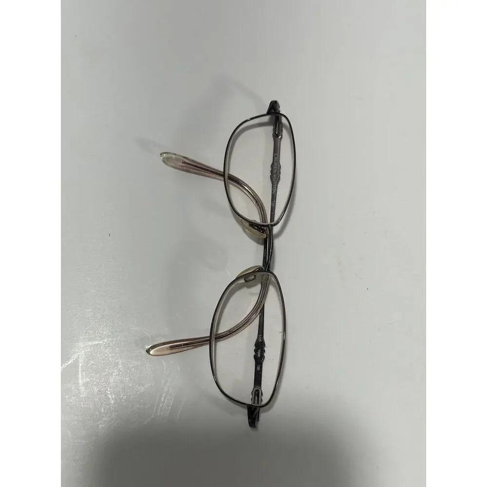 Lauren Hutton L125 Violet Eyeglasses Frames + Brown Hard Shell Case 51[]18-135MM